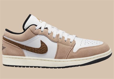 jordan 1 low elephant brown.